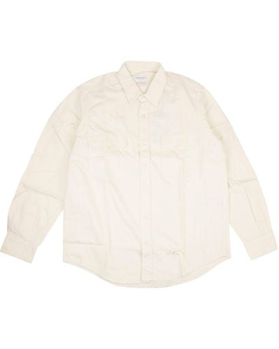 President's Off C/o Virgil Abloh Shirt Working Compact Cotton Washed - White