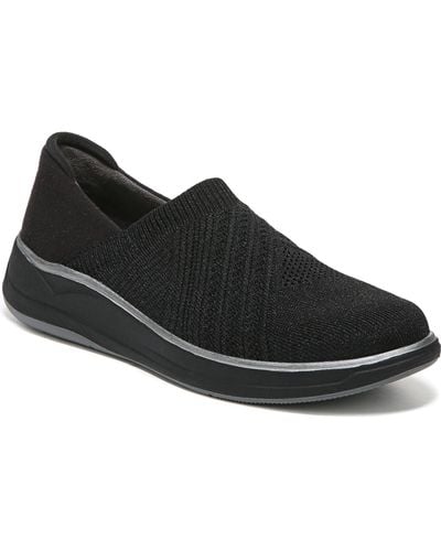 Bzees Triumph Lifestyle Washable Casual And Fashion Sneakers - Black