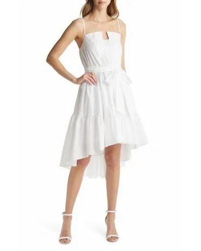 Black Halo Lena Mini Dress - White