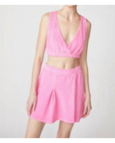 Stateside Terry Cloth Bralette - Pink