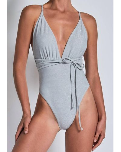 Devon Windsor Belle Full Piece Swimsuit - Blue