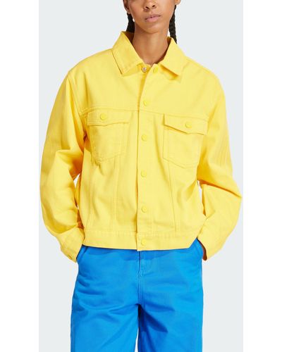 adidas Kseniaschnaider 3-stripes Dyed Jacket - Yellow
