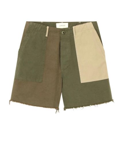 The Great Vintage Army Shorts - Green