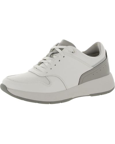 Rockport Trustride Leather Prowalker Running & Training Shoes - Gray