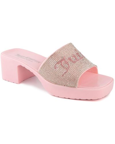 Juicy Couture Harmona Slip On Dressy Heels - Pink