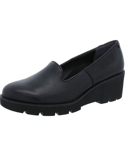 Vionic Willa Suede Slip On Loafers - Black