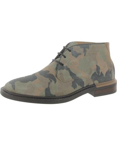Hush Puppies Davis Suede Ankle Chukka Boots - Gray