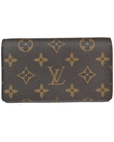 Louis Vuitton Trésor Canvas Wallet (pre-owned) - Gray