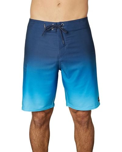 O'neill Sportswear Hyperfreak Fade Ombre Lightweight Swim Trunks - Blue