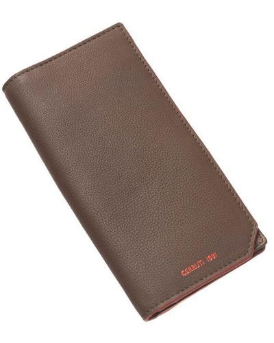 Cerruti 1881 Brown Calf Leather Wallet