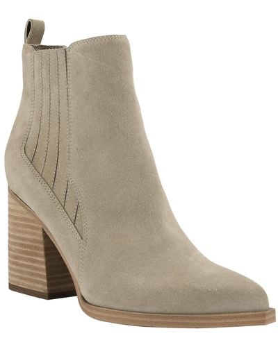 Marc Fisher Mayden Suede Pointed Toe Ankle Boots - Brown