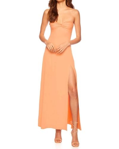 susana monaco orange dress