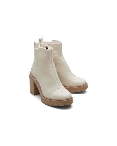 TOMS Rya Heeled Boots - White