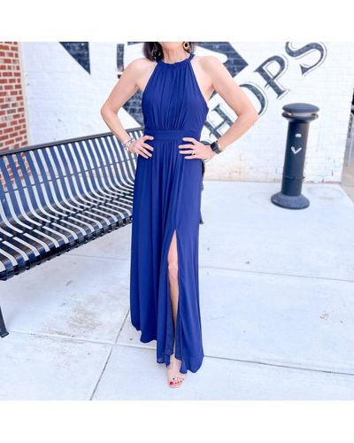 Apricot Milena Dress - Blue