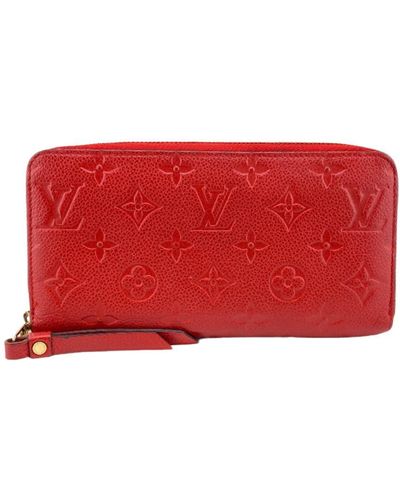 Louis Vuitton Zippy Leather Wallet (pre-owned) - Red