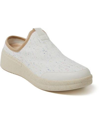 Dearfoams Lila Mule Slip On Sneaker - White