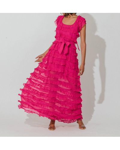 Cleobella Milana Ankle Dress - Pink