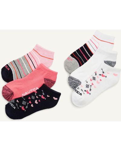 Nautica Lowcut Socks - Pink