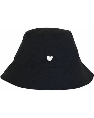 Kerri Rosenthal Bucket Hat Heart - Black