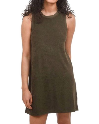 Lilla P French Terry Dress - Green