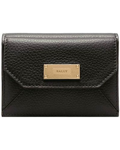 Bally Leir Suzy 6224590 Black Leather Wallet