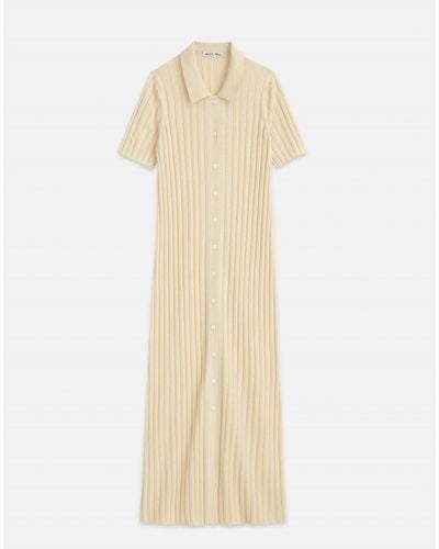 Alex Mill Alice Ribbed Sweater Dress - White