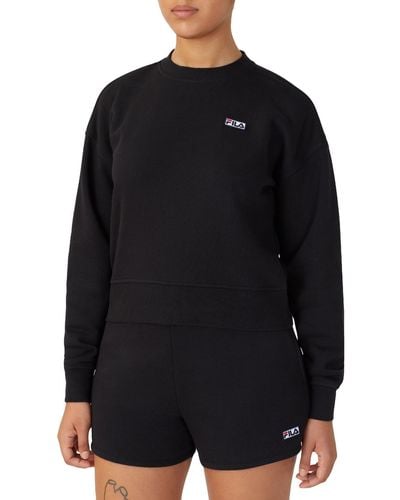 Fila Stina Fitness Activewear Sweatshirt - Black
