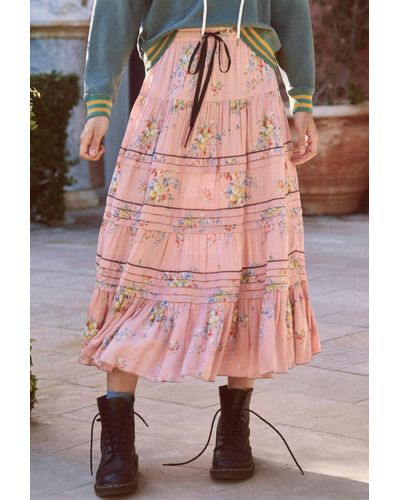 The Great The Pastoral Skirt - Pink