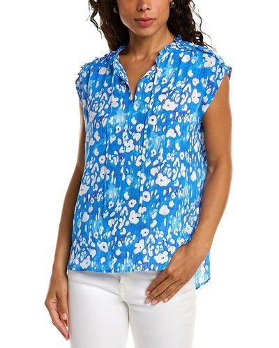 Renuar Knit Button Up Blouse 7770 main image 1