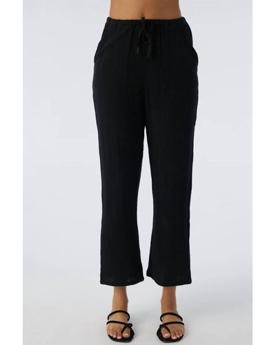 O'neill Sportswear Brenda Double Gauze Pants - Black