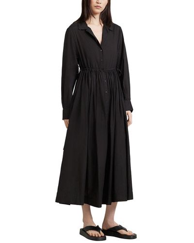 MODERN CITIZEN Shira Cinched Waist Dress - Black