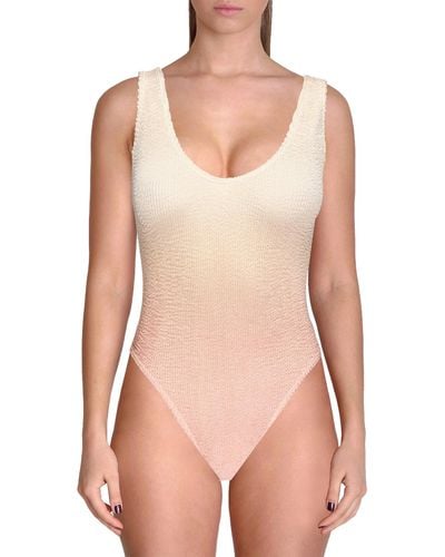 Bondeye Mara Ombre Open Back One-piece Swimsuit - Pink