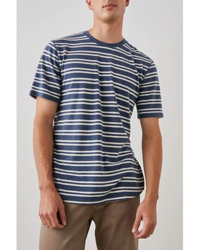 Rails Dane T-shirt In Maritime Stripe - Blue