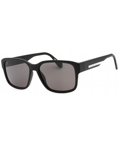 Calvin Klein 56 Mm Matte Sunglasses - Black