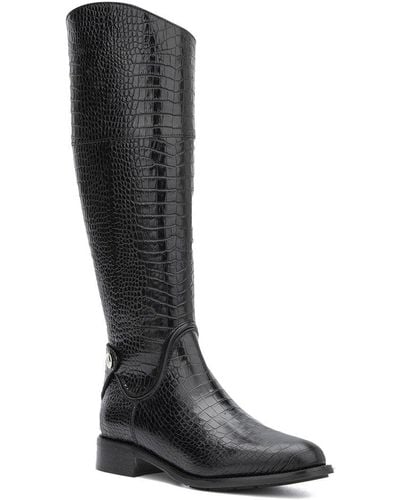 Aquatalia Nerina Weatherproof Leather Boot - Black