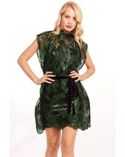 Eva Franco Callas Dress - Green