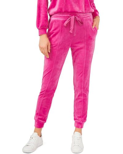 1.STATE Velour Pull On jogger Pants - Pink
