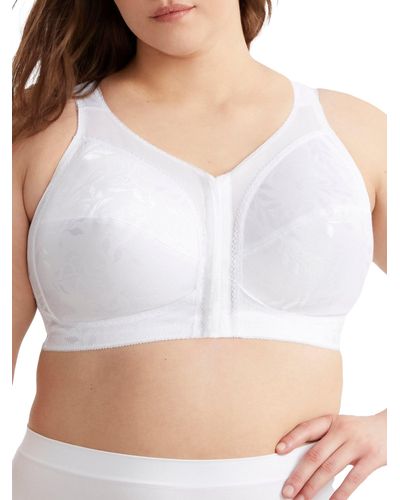Playtex 18 Hour Front-close Wire-free Bra - White