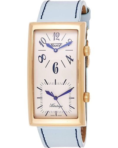 Tissot 28mm Blue Quartz Watch T56563339 - Black