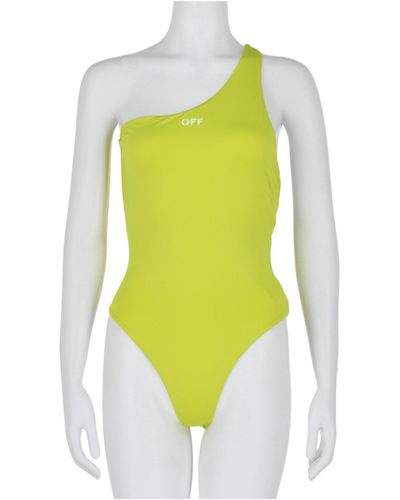 Off-White c/o Virgil Abloh Stamp One Should Swimsuit - Yellow