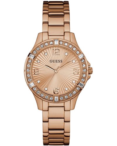 Guess Factory Rose-gold Watch - Natural