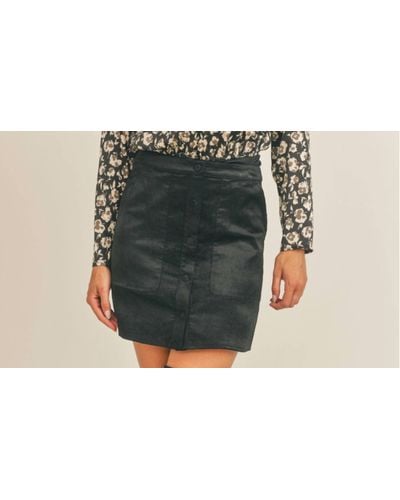 Sadie & Sage Trinity Mini Skirt - Black