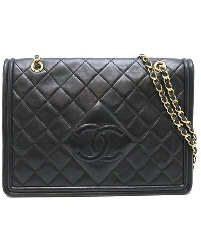 Chanel Cc Leather Shoulder Bag (pre-owned) - Gray