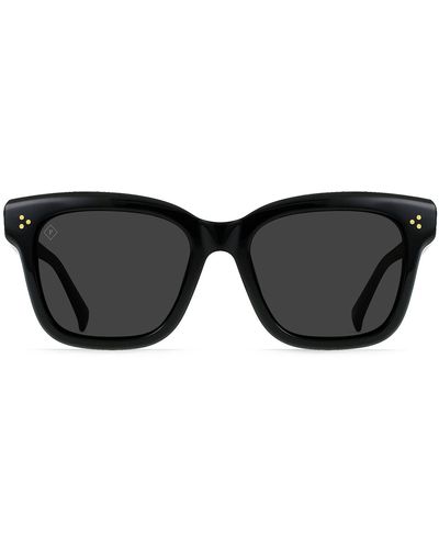 Raen Breya S756 Square Polarized Sunglasses - Black