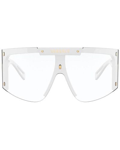 Versace Ve 4393 401/1w Shield Sunglasses - White