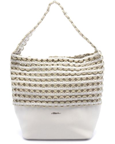 3.1 Phillip Lim Cruz One Shoulder Bag Leather - White