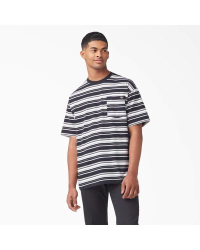 Dickies Relaxed Fit Striped Pocket T-shirt - Purple