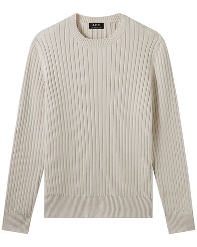 A.P.C. Armel Sweater - White