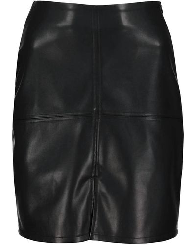 Bishop + Young Cami Vegan Leather Skirt - Black