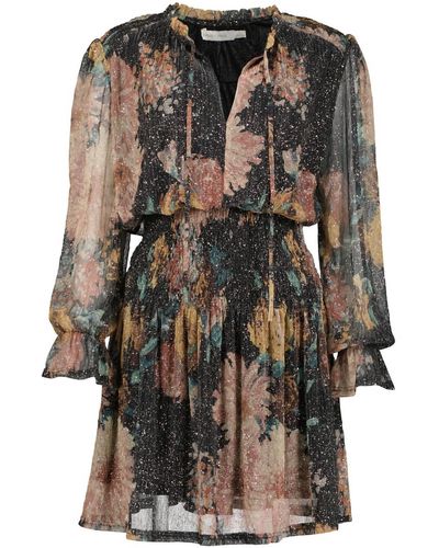 Bishop + Young Marmont Dress In Enchanted Print - Multicolor